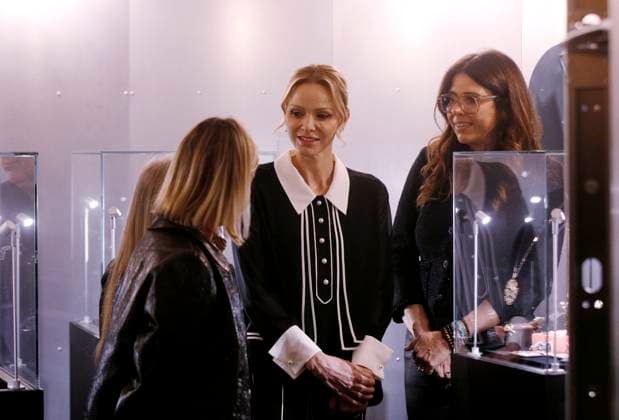 Charlene von Monaco besucht Schmuckmesse in Monte Carlo