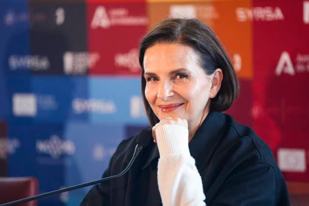 European Film Festival in Sevilla, Juliette Binoche Pressekonferenz