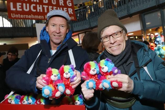 Hamburg, Leuchtfeuer im Hauptbahnhof