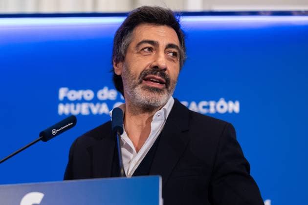 Juan del Val Pressekonferenz zu Planeta-Literaturpreis in Madrid