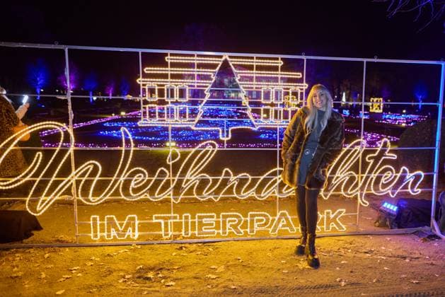 Eröffnung von Weihnachten im Tierpark Friedrichsfelde in Berlin