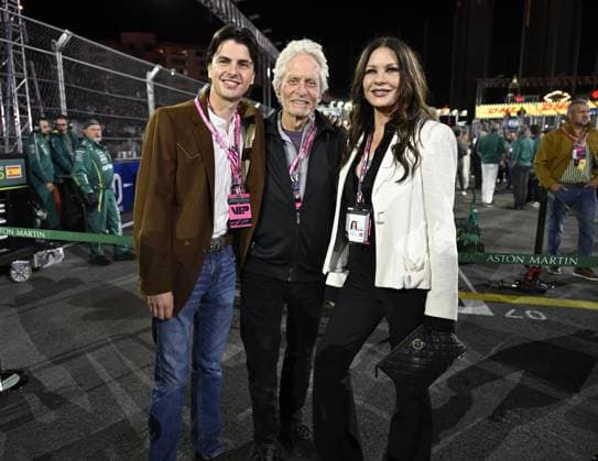 Promis besuchen Formel1-Rennen in Las Vegas