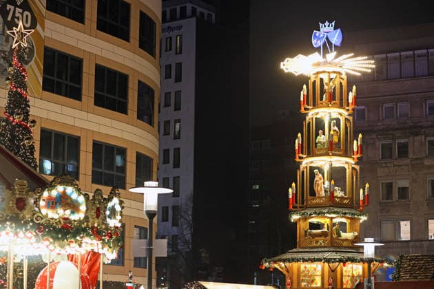 NRW, Weihnachtsmarkt in Essen