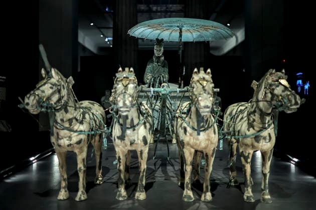 Ausstellung über Zivilisation der Qin- und Han-Dynastien in Budapest
