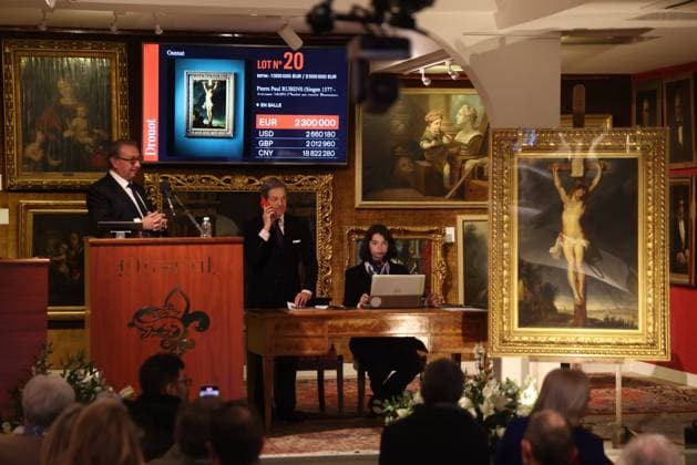 Paris, Rubens-Gemälde Christus am Kreuz wird versteigert