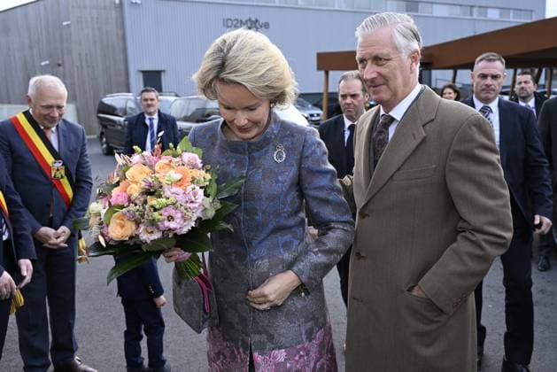 König Philippe und Königin Mathilde besuchen Walloon Brabant