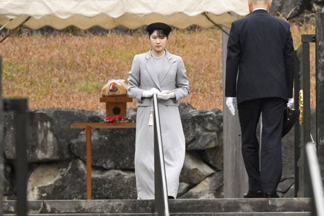 Royals, Prinzessin Aiko von Japan besucht Kaiserlichen Friedhof Musashi mit dem Showa Mausoleum