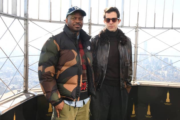 Mark Ronson besucht Empire State Building in New York