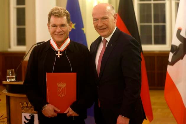 Verdienstorden des Landes Berlin für Peter Plate und Detlef Mücke