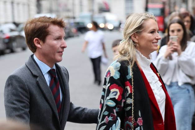 James Blunt bei Taufe von Prinzessin Beatrices Tochter Athena in London