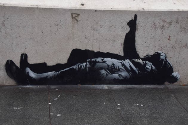 Großbritannien, Mögliches neues Kunstwerk von Banksy in London