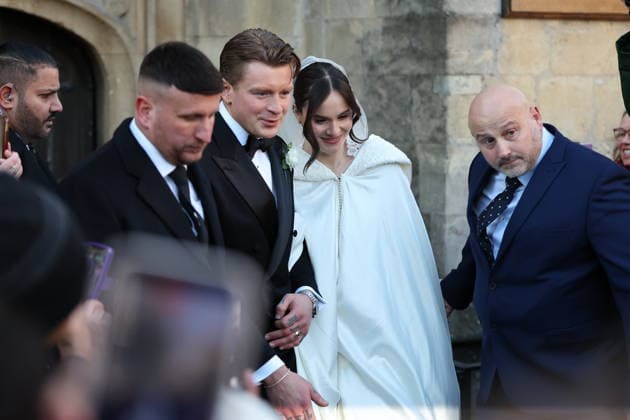 Hochzeit von Adam Peaty und Holly Ramsay in Bath