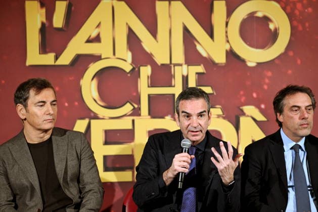 Italien, RAI Silvester-Programm Pressekonferenz in Catanzaro