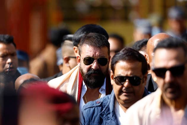 Indien, Schauspieler Sanjay Dutt besucht Kathmandu