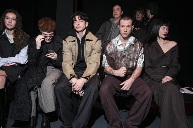 Mailand Men s Fashion Week, Gäste der Qasimi Modenschau