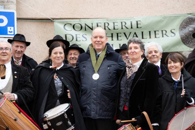 Royals, Prinz Albert II von Monaco besucht Olivenfest in Buis-les-Baronnies