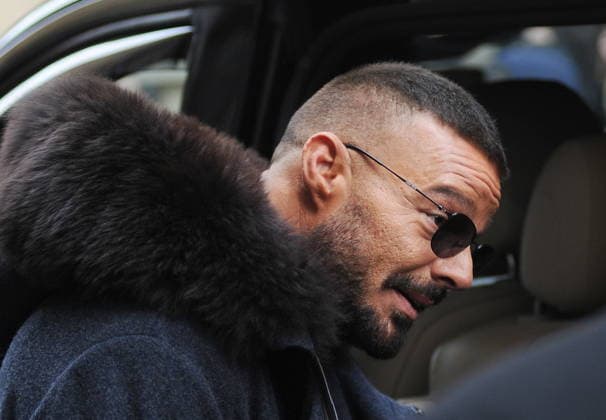 Ricky Martin unterwegs in Mailand