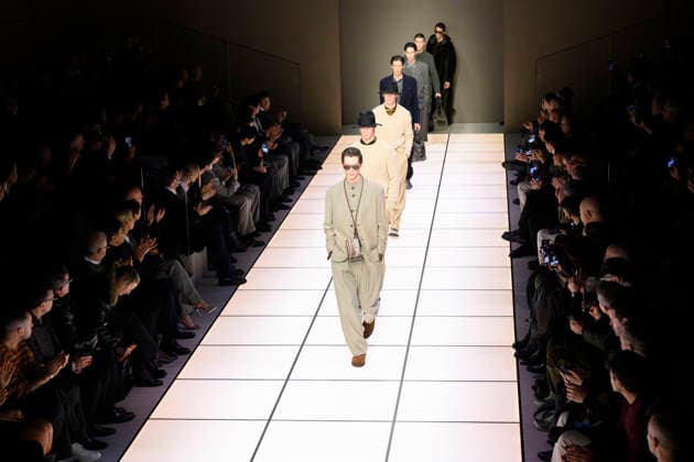 Mailand Men s Fashion Week, Giorgio Armani Modenschau