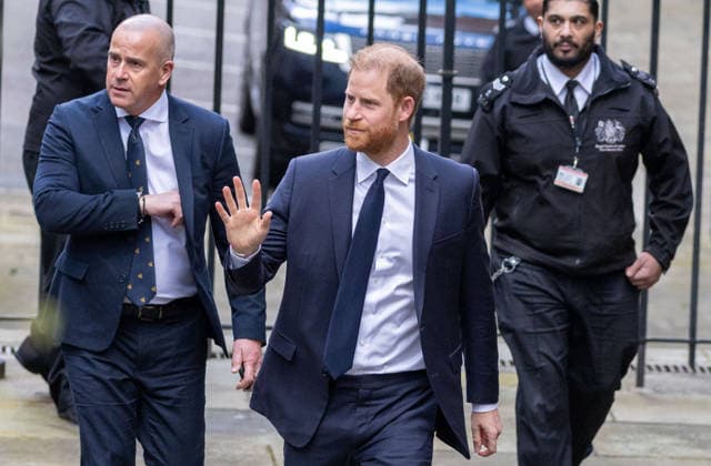 Großbritannien, Prinz Harry bei Gerichtstermin in London