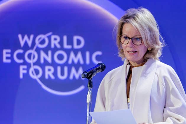 Weltwirtschaftsforum in Davos - Königin Mathilde von Belgien