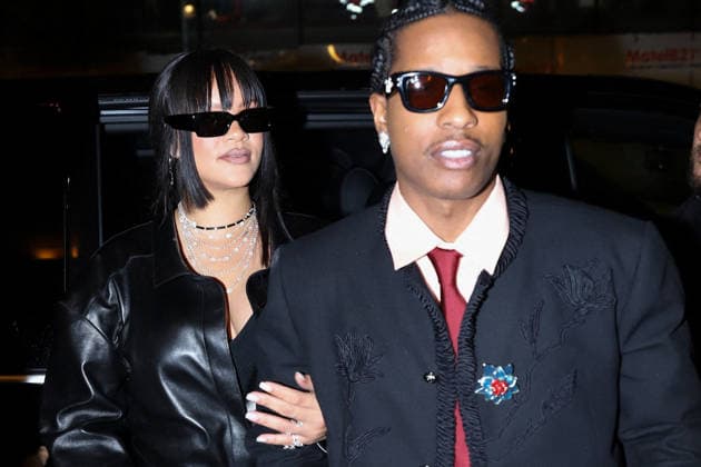 Paris Fashion Week, Rihanna und ASAP Rocky besuchen Restaurant