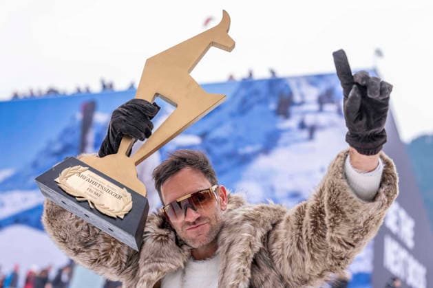 Kitzbühel, Hahnenkamm, Promis an der Streif