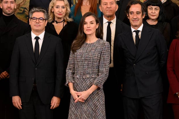 Royals, Königin Letizia empfängt Repräsentanten der 83. Fashion Week in Madrid