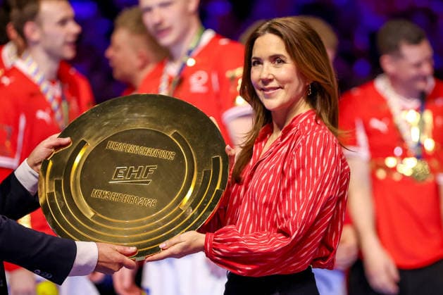 Royals, Königin Mary von Dänemark bei Handball, EM-Finale Dänemark - Deutschland