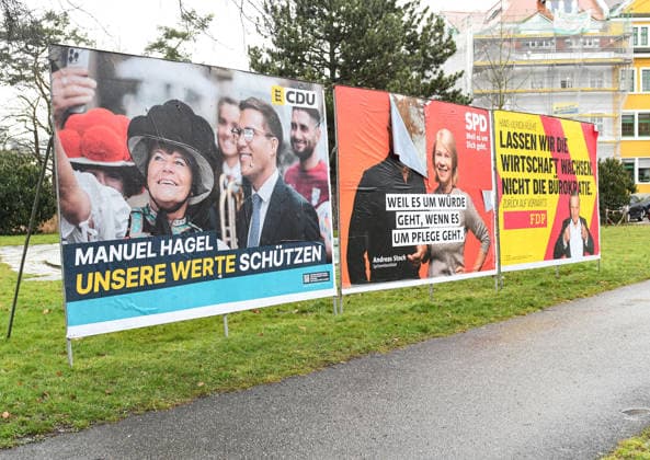 Landtagswahl Baden-Württemberg 2026, Wahlplakate