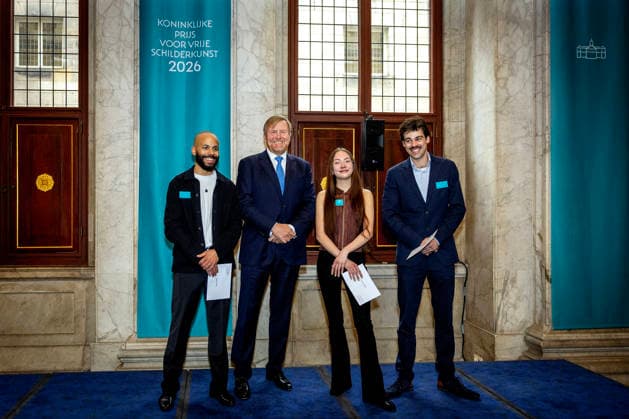 Royals, König WIllem-Alexander beim 2026 Königlichen Award für Moderne Malerei