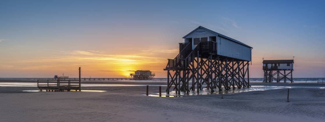 Strand in St. Peter-Ording, Schleswig-Holstein soll der beliebteste in Deutschland sein, Archivbilder