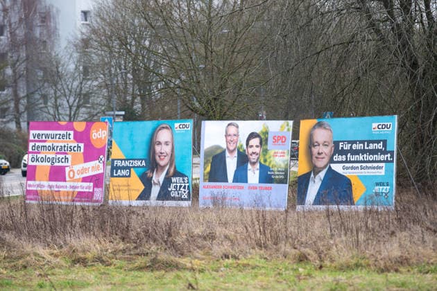 Landtagswahl Rheinland-Pfalz 2026, Wahlplakate