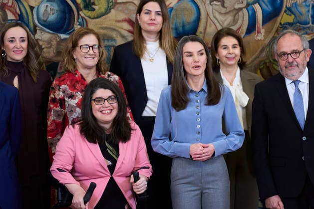Royals, Königin Letizia von Spanien empfängt Vertreter der Claudia Tecglen Foundation in Madrid