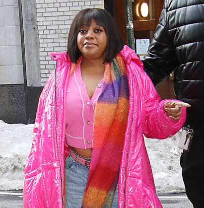 Sherri Shepherd auf dem Weg zu ihrer Talk Show in New York