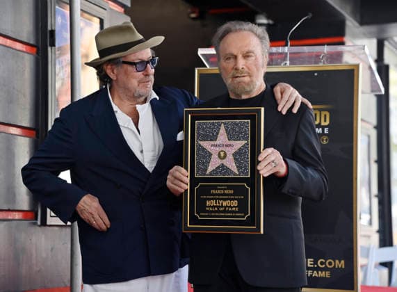 Franco Nero erhält Stern auf dem Hollywood Walk of Fame in Los Angeles