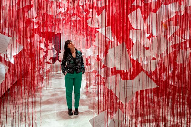 Chiharu Shiota: Threads of Life, Ausstellung in London