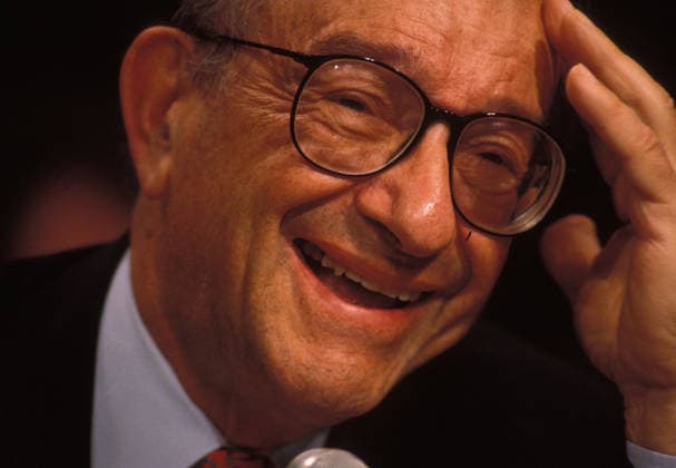Alan Greenspan im Alter von 100 Jahren gestorben, Archivbilder