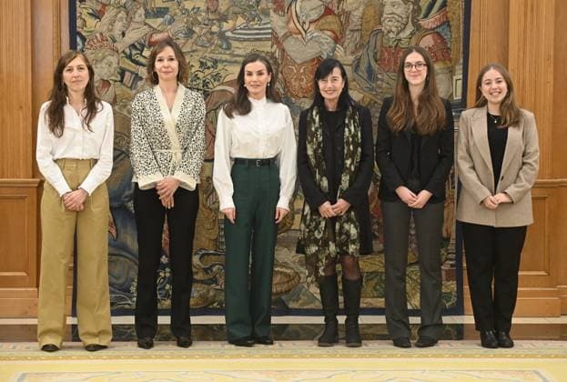 Madrid, Königin Letizia empfängt Vertreter des Consejo Espanol del Cerebro