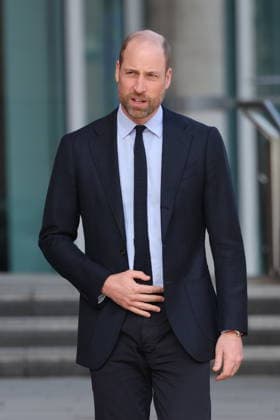 London, Prinz William verlässt das Francis Crick Institute
