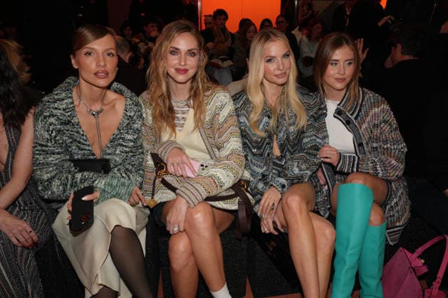 Mailand Fashion Week, Gäste der Missoni Modenschau
