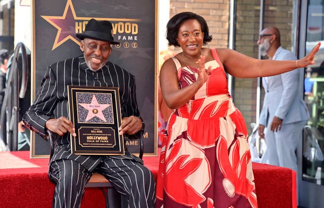 Bill Duke erhält Stern auf dem Hollywood Walk of Fame in Los Angeles