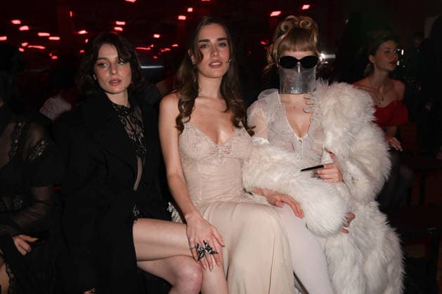 Mailand Fashion Week, Gäste der Blumarine Modenschau