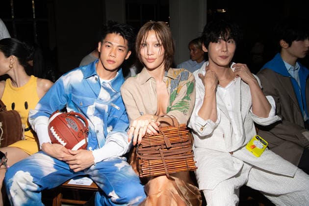 Mailand Fashion Week, Gäste der Moschino Modenschau