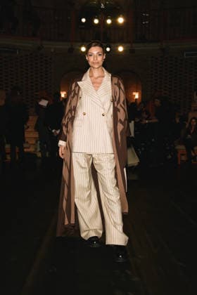 Mailand Fashion Week, Gäste der Laura Biagiotti Modenschau