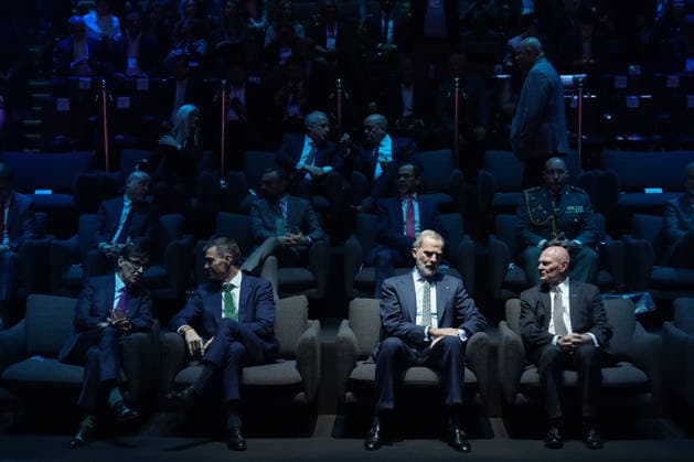 Spanien, König Felipe und Pedro Sanchez eröffnen Mobile World Congress in Barcelona