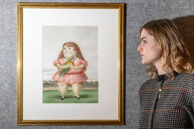 Vorbereitungen im Auktionshaus Bonhams in London
