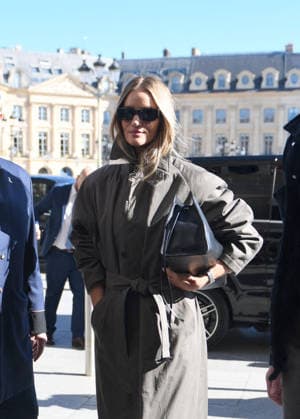 Paris Fashion Week, Rosie Huntington-Whitley Ankunft am Ritz