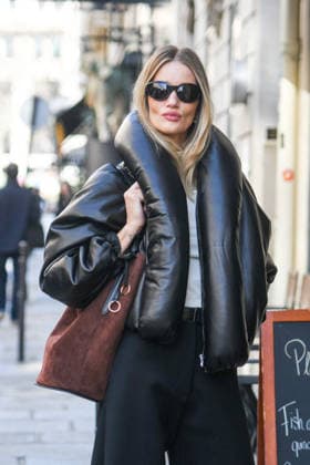 Rosie Huntington-Whiteley unterwegs in Paris
