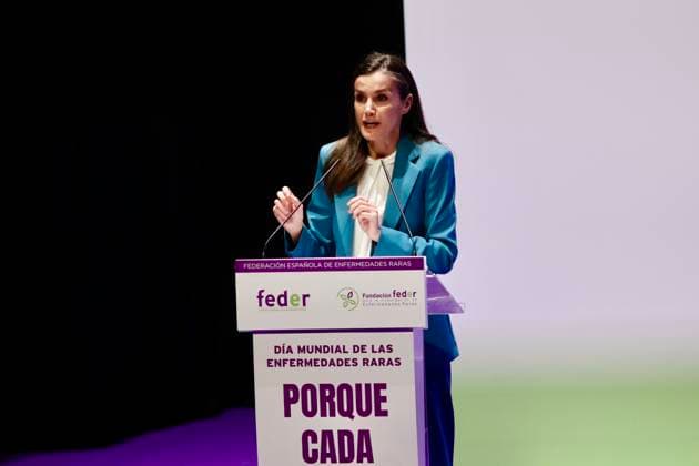 Spanien, Königin Letizia besucht Gesundheitskonferenz in Castellon de la Plana
