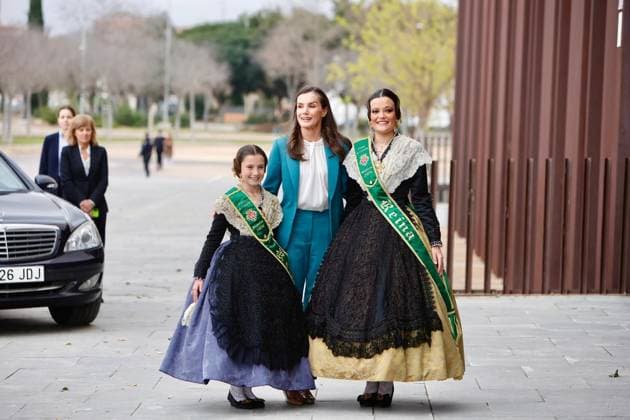 Royals, Königin Letizia von Spanien zu Besuch in Castello de la Plana